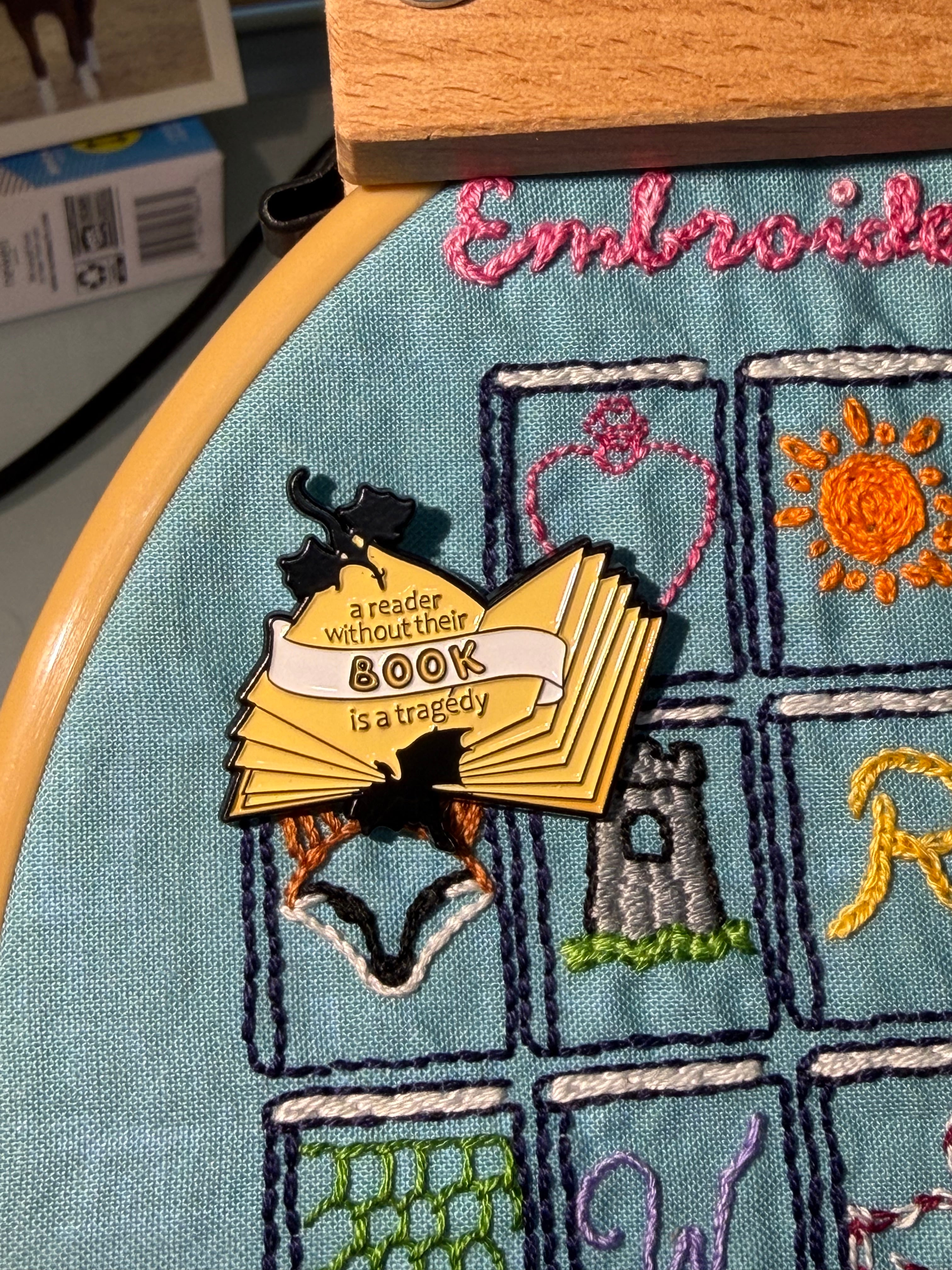 Bookish Needle Minders (Soft Enamel)