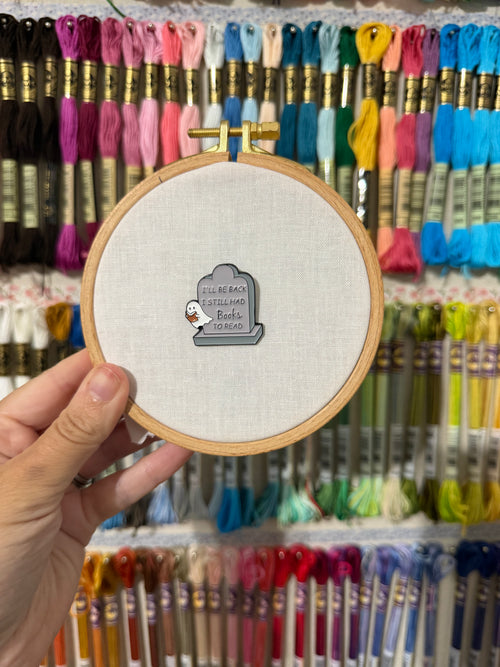 I'll Be Back, I Still Had Books to Read Needle Minder