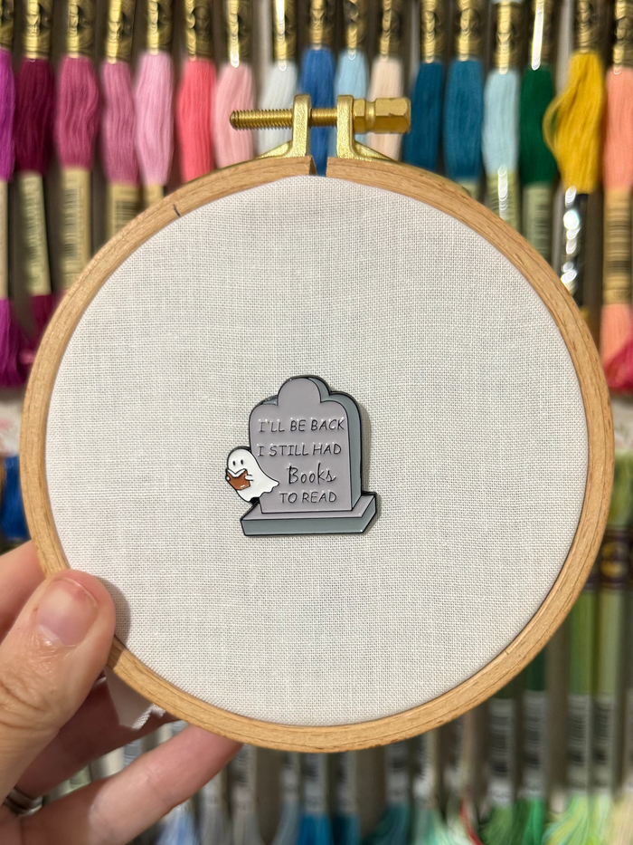 I'll Be Back, I Still Had Books to Read Needle Minder