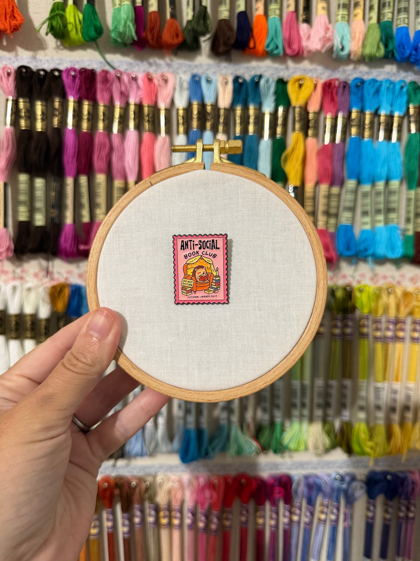Anti-Social Book Club Needle Minder