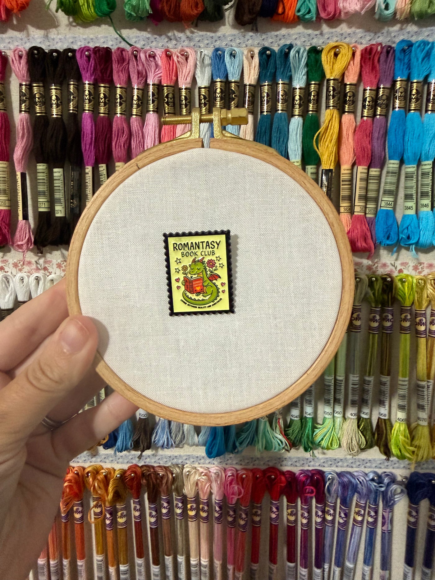Romantasy Book Club Stamp Needle Minder