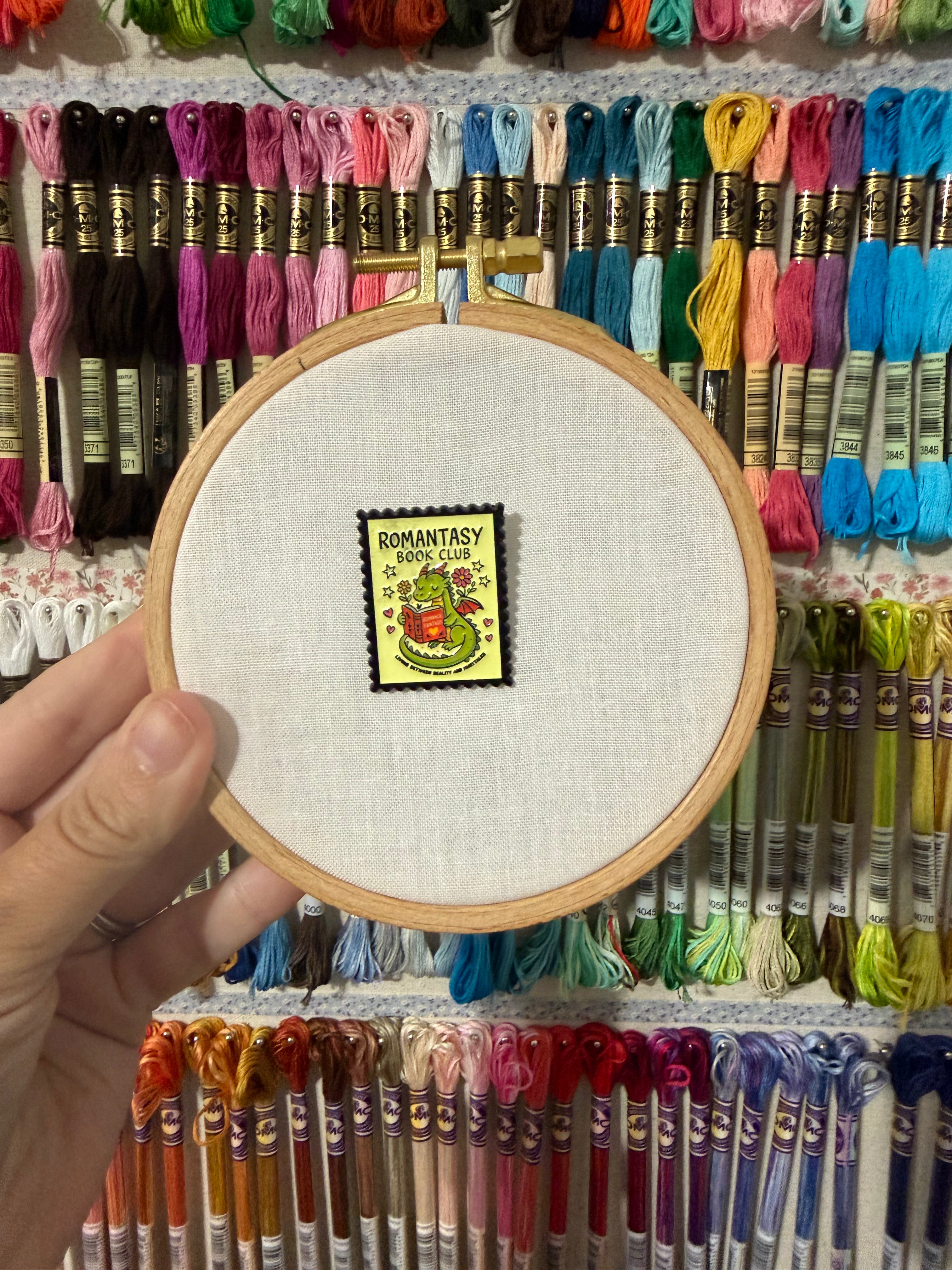 Romantasy Book Club Stamp Needle Minder