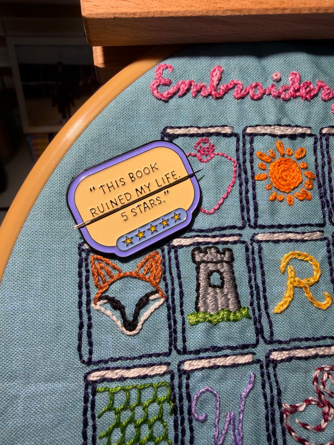Ruined My Life 5 Stars Needle Minder