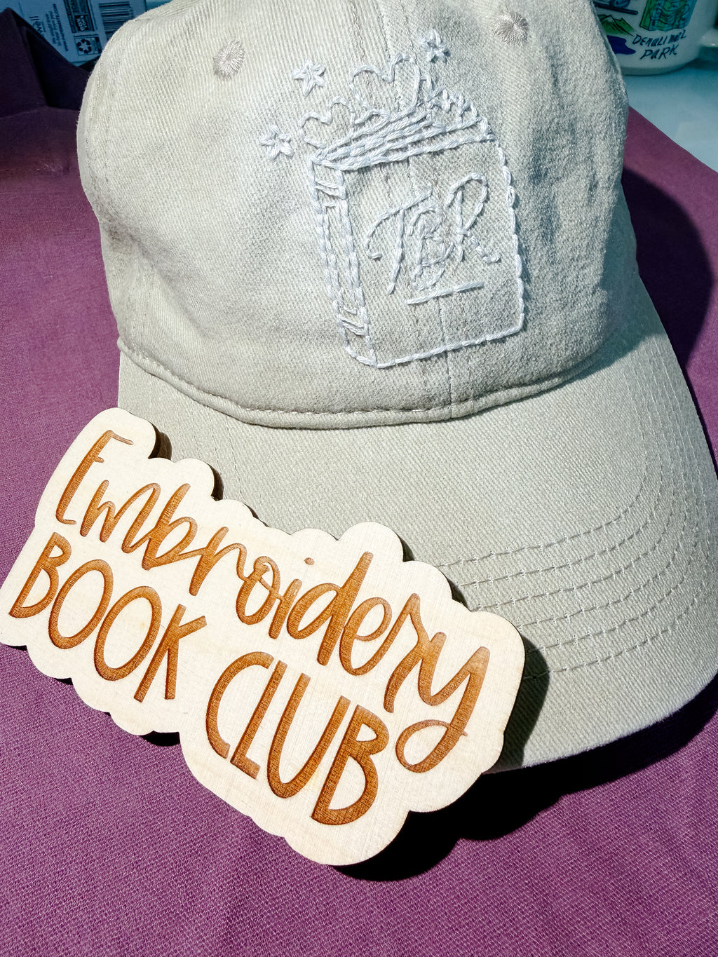 TBR Stars and Hearts Bookish Embroidery Design